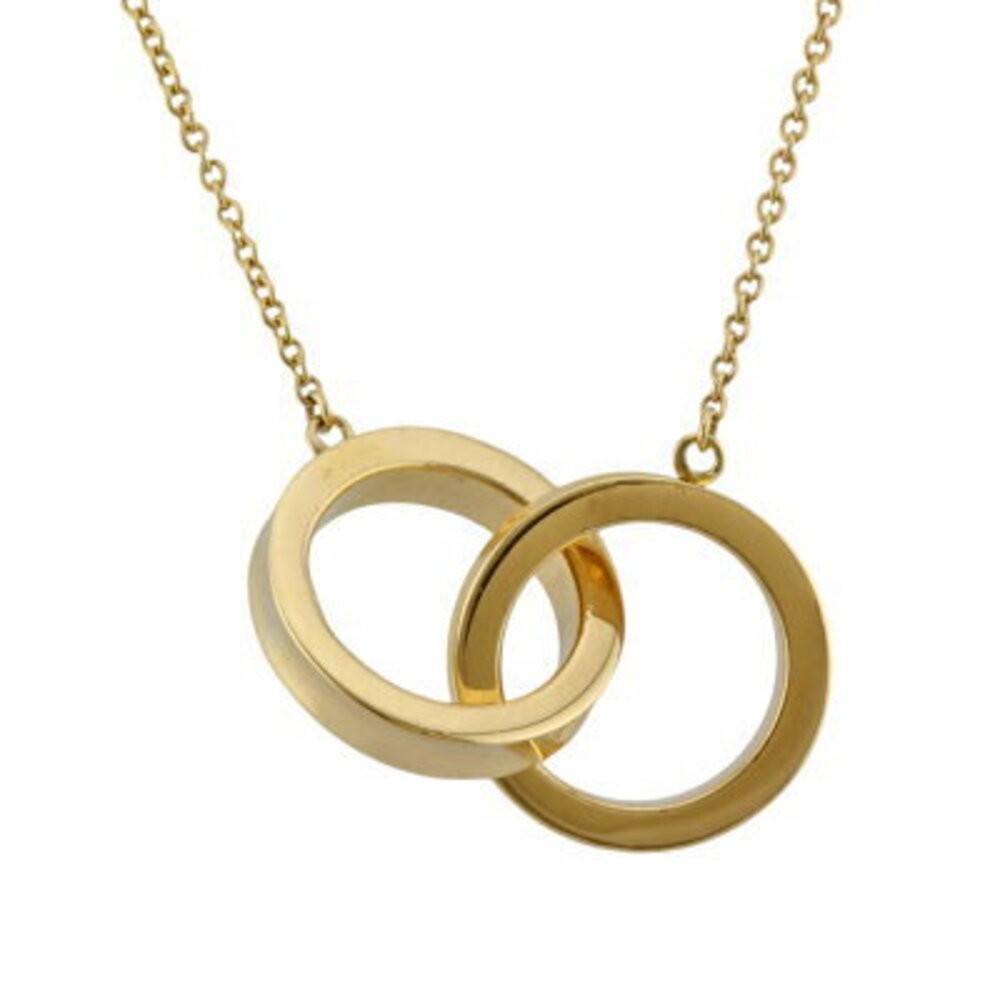 Tiffany Interlocking Circles Necklace Gold Co